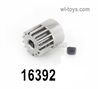 MJX Hyper Go H16BM H16GT H16DR Parts 16392 Motor gear for the 390 Brush Motor.